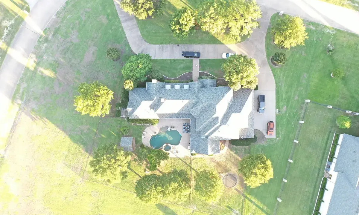 New shingle roof installation on a home in Highland